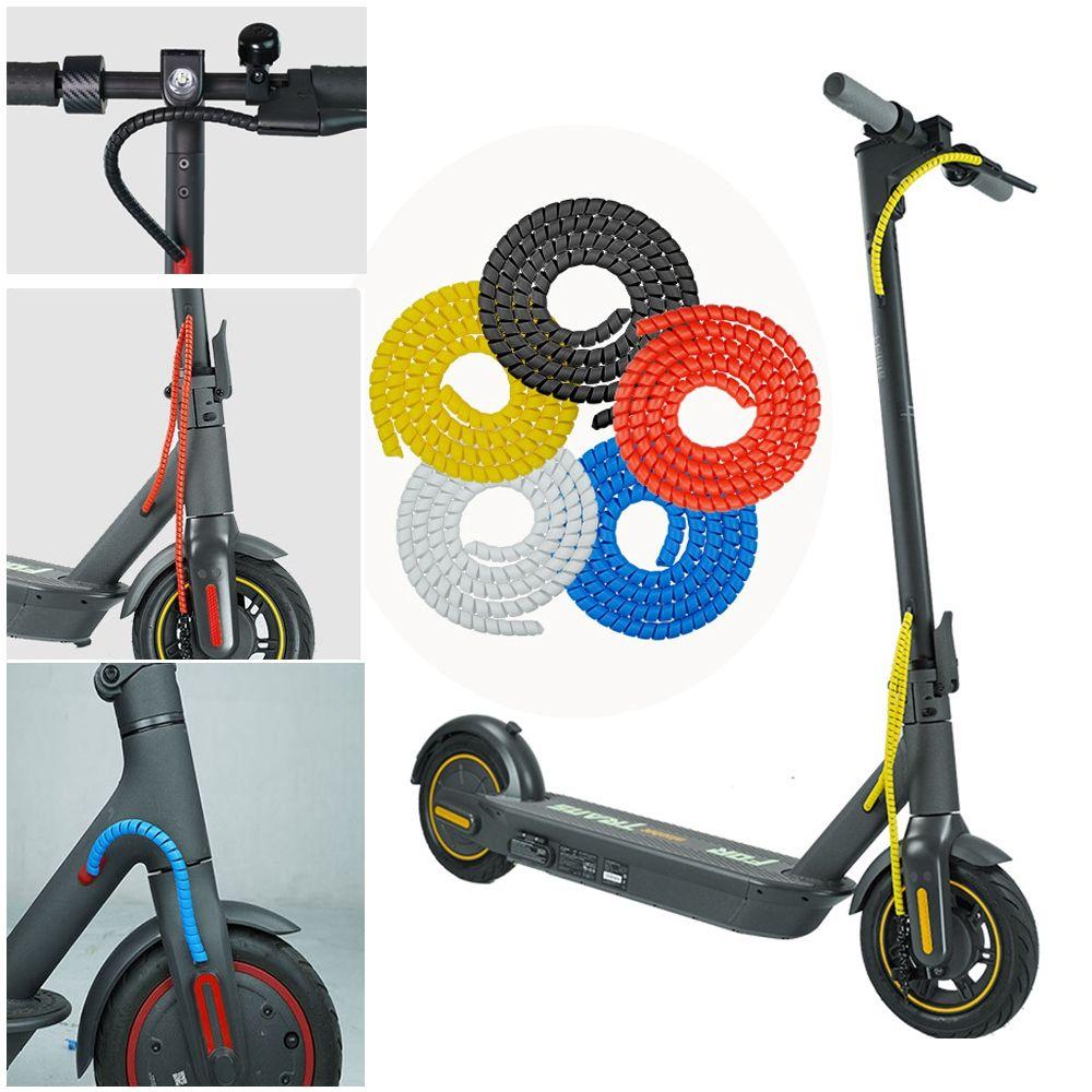 Environmental Cable Management Brake Line Cover Spiral Protection Electric Scooter Parts