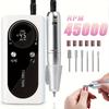 Professional Electric Nail Drill Machine, 45000 RPM Portable Rechargeable Nail File  NAIL TOOLS