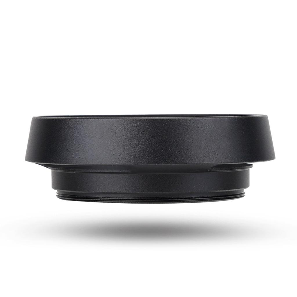 Легкая металлическая вентилируемая бленда объектива камеры с колпачком (49мм)