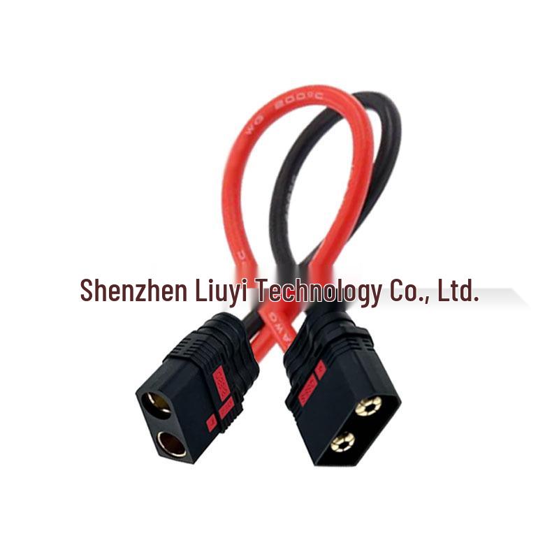 QS8 Anti-Spark Male-Female Extension Power Cable for Model Aircraft and Electric Vehicle Batteries