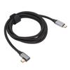 100 Вт PD нейлоновый оплетенный USB C кабель для быстрой зарядки USB 3.1 Gen2 10 Гбит/с 3 кабеля 4K на 60 Гц 1,5 м