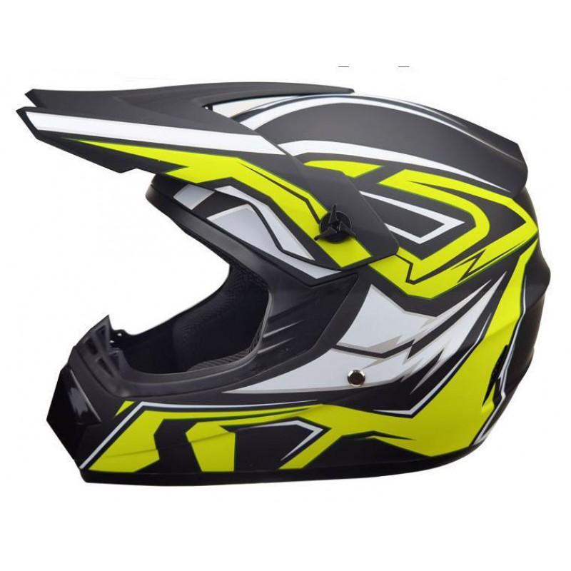 Off-Road Motorcycle Helmet Lightweight ABS Full Face Dirt Bike ATV Karting Adults Unisex