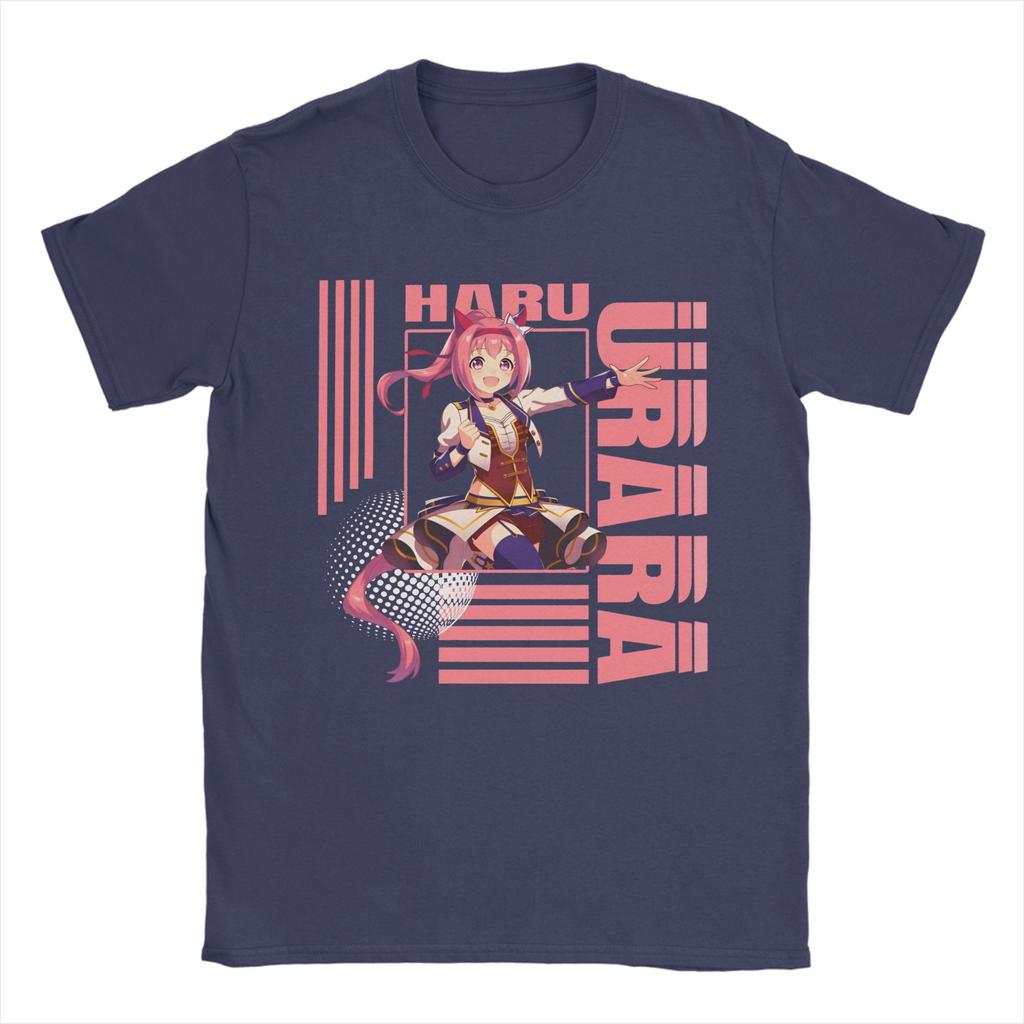Haru urara 4 Unisexs T Shirts Hipster Tee Shirt Short Sleeve O Neck TShirts Cotton Plus Size Clothing