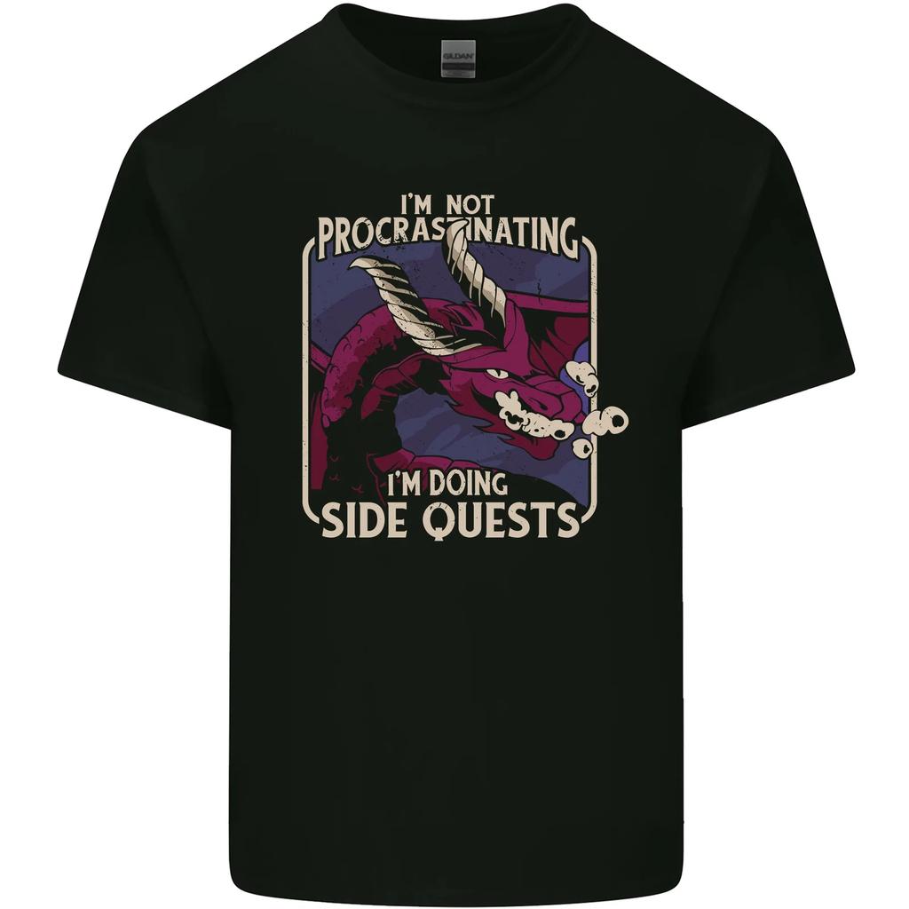 Funny Role Playing Games RPG Side Quests Kids T-Shirt Childrens
