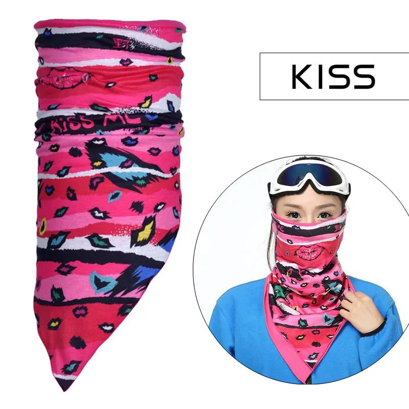 Autumn and Winter Warm Cycling Headscarf, Ski Mask, Cold-Proof Face Shield, Men's Neck Gaiter, Women's Face Scarf, Neck Protector, Fleece-Lined