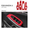BKD1 Верхняя замшевая отделка LHD RHD Наклейка для Mazda 3 BP M3 Axela 2019 2020 2021 2022 2023 2024 2025 Панель подъема стекла автомобиля Интерьер