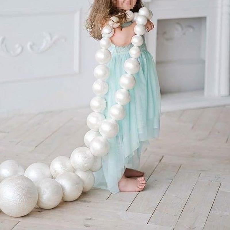 Гирлянда из гигантского жемчуга Свадебное украшение для демонстрации и фотофона