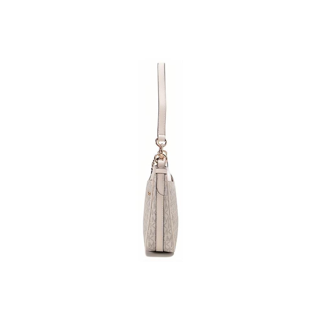 Michael Kors MK Jet Set Charm Монограмма Модная сумка через плечо для поездок Искусственная кожа Женская сумка через плечо Ванильно-белый 32S1GT9C8B-VAN-CREAM