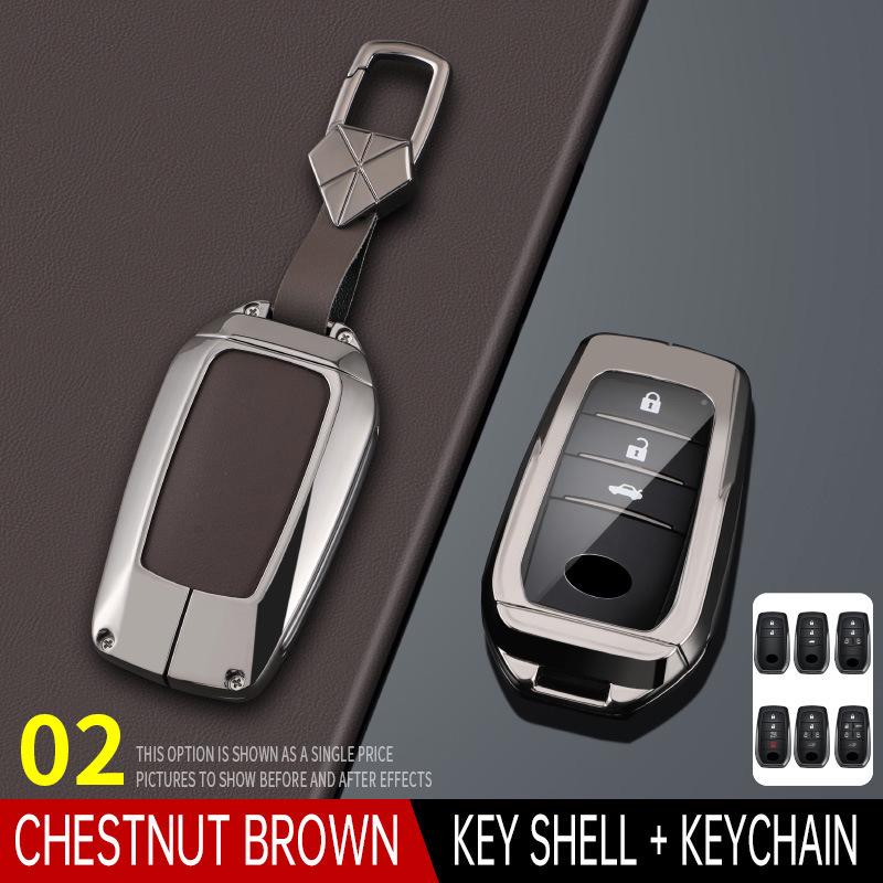 Toyota Key Cover for Camry, Corolla, Levin, Avalon, RAV4, Wildlander, Cupra, and Prado