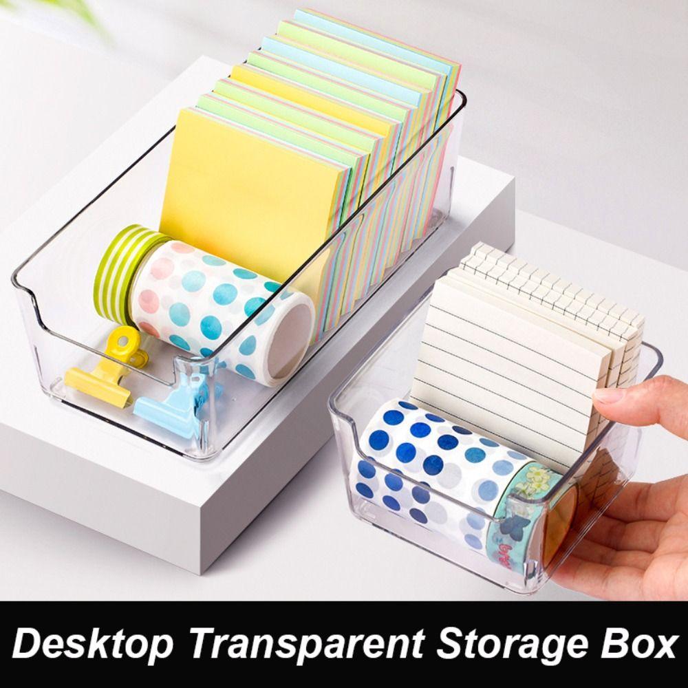 Storage Case Stationery Container Drawer Separate Storage Storage Box Note Holder Desktop Organizer