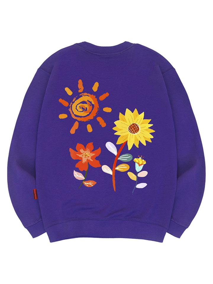 Толстовка Ellamo The Sun Унисекс Большой Размер S~4XL (Тип А)