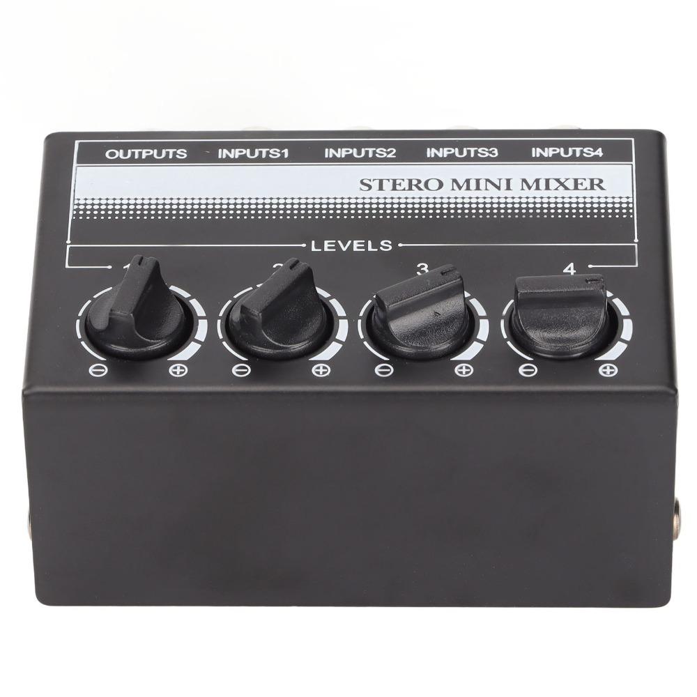 Support 4 in 1 Out CX400 4 Channel Passive Mixer Separate Volume Knobs Stereo Splitte  Stage