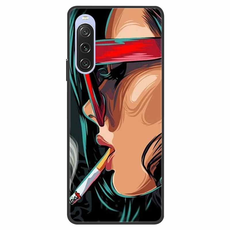 Для Sony Xperia 10 V Чехол Защитный Бампер На Для Sony Xperia 10 V Мягкий Силиконовый Задний Чехол TPU Xperia10V 10V Чехлы Coque Fundas