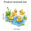 Cute Cartoon Blue Dolphin Toilet Lid Decal Waterproof Self Adhesive No Residue Removable for Home Bathroom Use