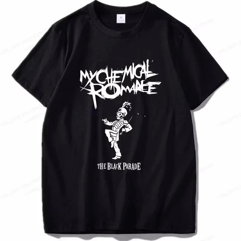 Футболка My Chemical Romance Женская Модная Хлопковые Футболки Крутая Хип-Хоп Мужская Футболка Повседневная Летняя Винтажная Унисекс Топ