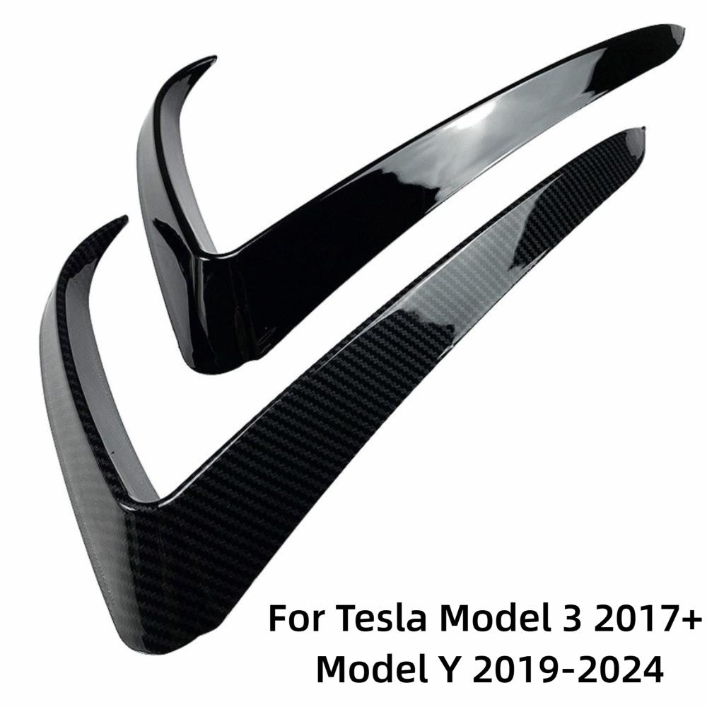 1 пара Накладка на противотуманную фару Комплект обвеса для Tesla Model 3 2017+ Model Y 2019-2024 Улучшение кузова
