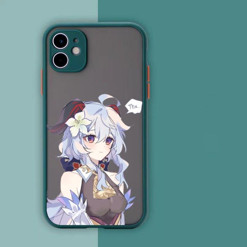 Чехол для телефона Genshin Impact Ganyu для IPhone 13 12 11 Mini Pro Max XS X Max XR 8 7 Plus SE 2022, цвет кожи, чехол для телефона