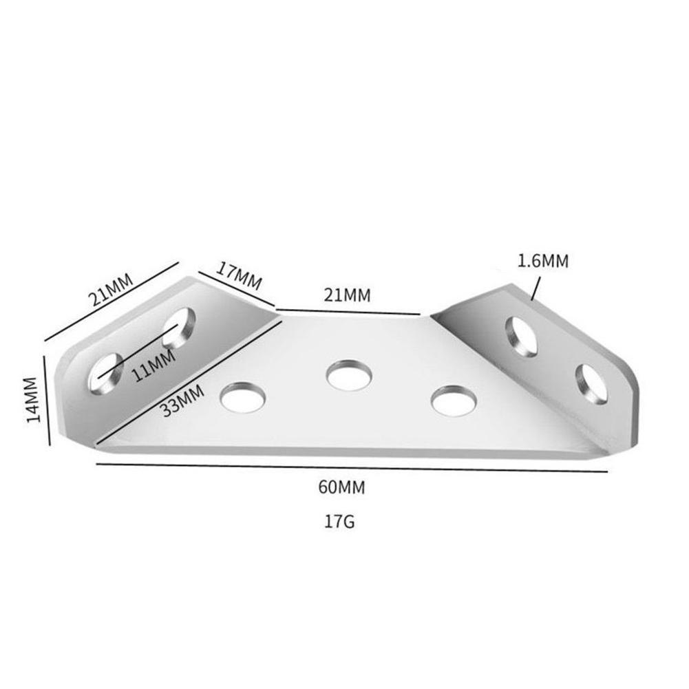 10 шт. угловой кронштейн для мебели угловой соединитель из нержавеющей стали опорный кронштейн для стула ящик шкафа крепежная фурнитура