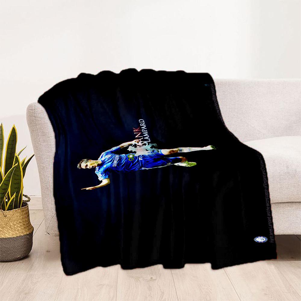 Football Player Celebration Moment Blanket Ultra-Soft Perfect for Seaside Bedding Office Four Seasons Universal Modern Birthday Christmas Gift Blanket