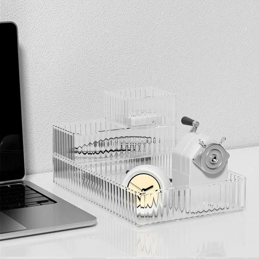 Transparent Makeup Storage Box Makeup Organize Cosmetic Organizer Desktop