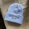 Cute Cat Embroidery Knit Beanie Cartoon Character Winter Warm Couple Hat