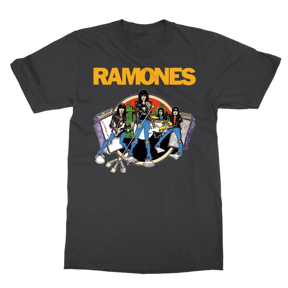 Официальная мужская футболка Ramones Road to Ruin Унисекс футболка