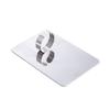Finger Ring Color Palette Stainless Steel Plate Make Up Cream Foundation Palette