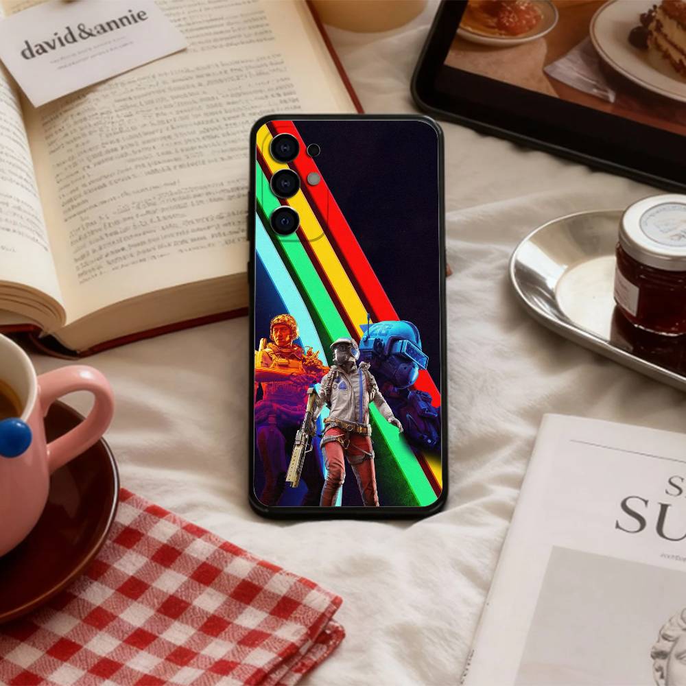 Тактический Кооперативный A-ARC R-Raiders Чехол для Телефона Для Samsung S 25,24,23,22,30,21,10,9,Ultra,Plus,Lite,FE,4,5 G Мягкий Черный Чехол