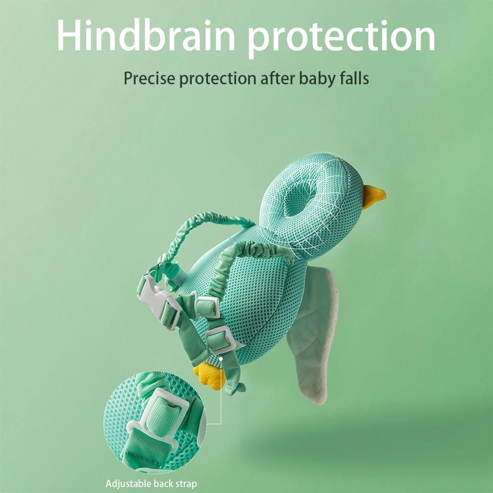 Новый забавный защитный шлем для малышей 1-3 лет, подушка-подкладка для безопасности спины, предотвращающая травмы, ангел-пчела, мультяшные подушки безопасности, высокое качество, практичное повседневное использование