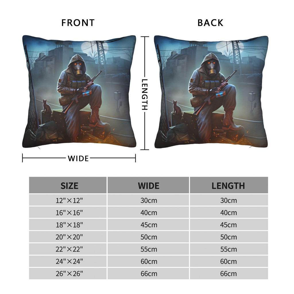 Stalker Game Pillow Cover Cute Funny Pillow Case For Couch Sofa Bedroom Design Pillowcases Gift