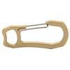 Outdoor Camping Hiking Brass Spring Snap Hook Locking Carabiner Keychain Latch Hooks