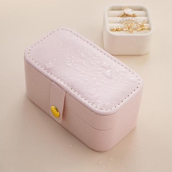 Jewelry Box Mini Portable Rings Earrings Necklaces Lipstick Storage Box Jewelry Organizer for Travel Outdoor