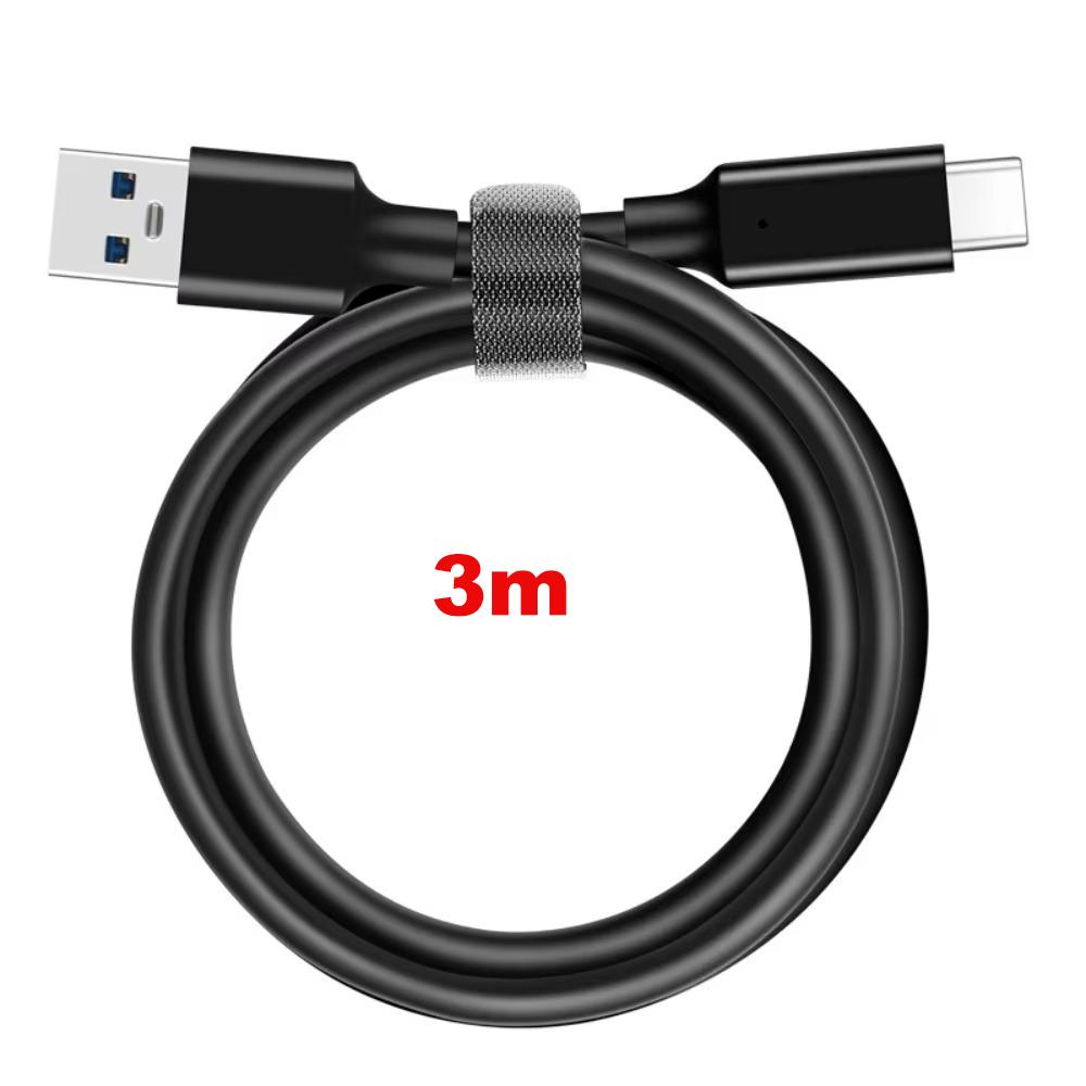 USB 3.2 Gen2 10Gbps USB A to USB C Cable 3A 60W PD Fast Charging Cord For MacBook iPad USB C SSD Hard Drive Stable Data Transfer Copper Core