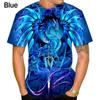 Dragon 3D Printing Harajuku Cool T-shirt Men's Personality Summer Fashion T-shirt