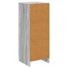 Drawer Cabinet Grey Sonoma 33 x 34.5 x 87 cm Particleboard