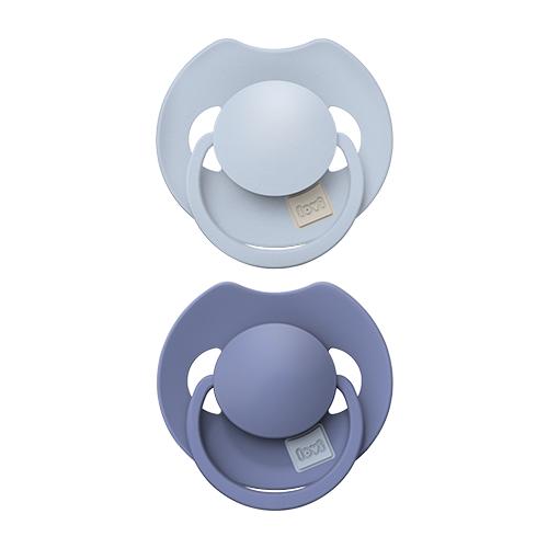 LOVI 34/419 Dynamic silicone pacifier Prime 18m+ 2 pcs Baby Blue/Blue