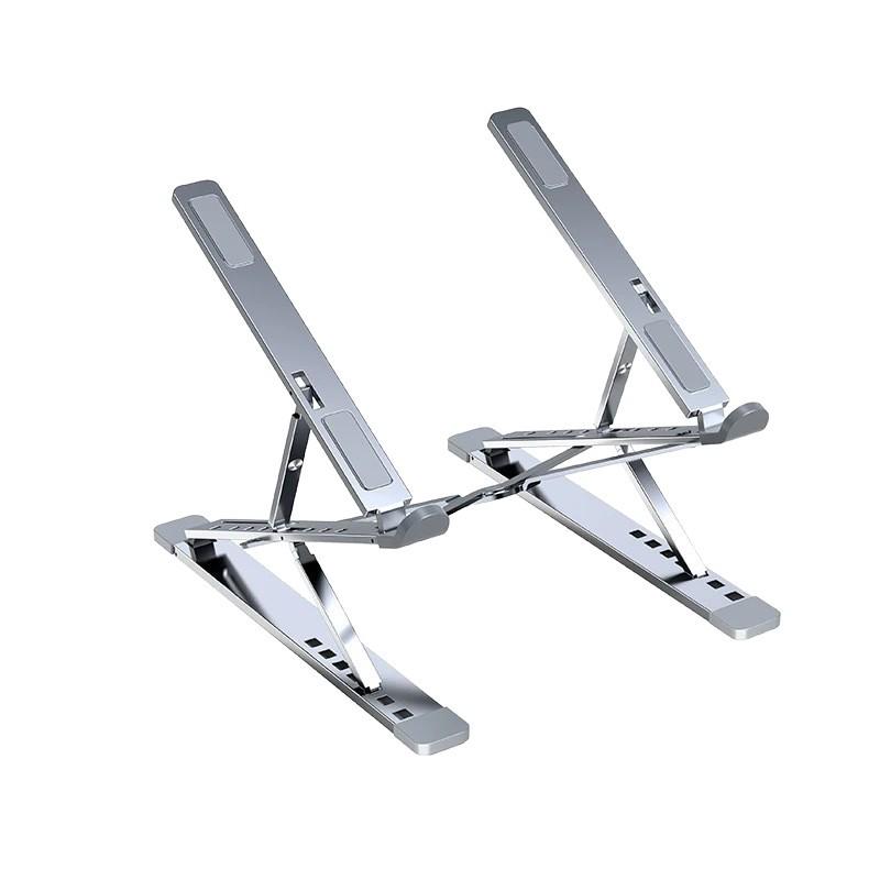 Подставка для ноутбука из алюминиевого сплава N8: Регулируемая, Складная, Двухъярусная Подставка с Теплоотводом.