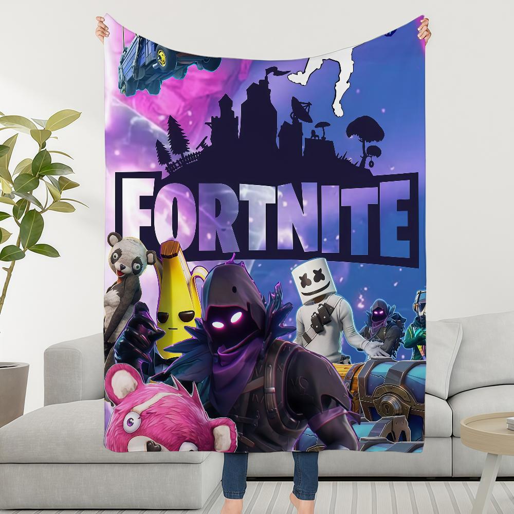 Игровое одеяло F-FORTNITES-ES Мягкое Теплое Пушистое Плед Супер Детские Игрушки Постель Диван Автомобиль Колыбель