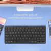 78 Keys Language Keyboard Splash Proof USB Wired Keyboard Durable Ultra Thin Keyboard  Office Work