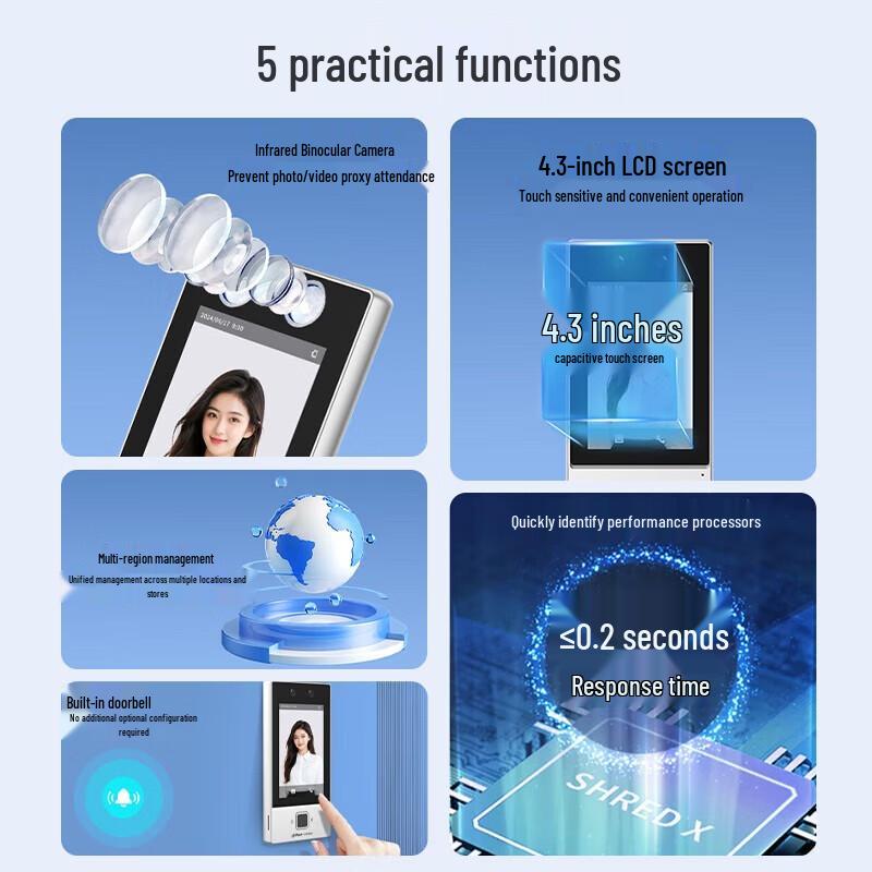 Dahua K41-F Facial & Fingerprint Access Control Terminal