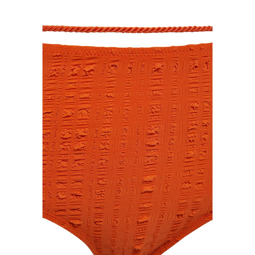 Плавки бикини с высокой талией и поясом цвета бежевого цвета Tbess21ba0167