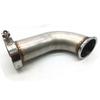 3" Car 90 Degree Garrett V-Band W/clamp Pipe Short Leg 6" Universal Downpipe