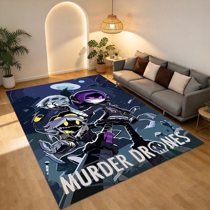 Murder Drones Living Room Nonslip Area Rug Soft Carpet For Bedroom Game Playroom Sofa Office Home Decor Doormat Christmas Gift C9261704