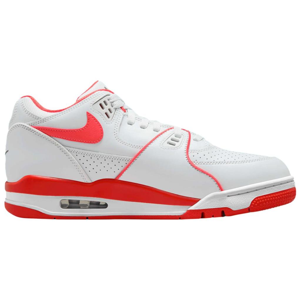 Nike Air Flight 89 Low Fashion Comfortable Non-Slip Wear-Resistant Low-Top Retro Basketball Shoes Men Sneaker White Red HJ4484-001