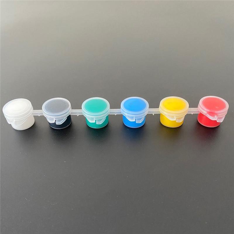 Набор акриловых красок 12 цветов для детей - Идеально для искусства в детском саду, граффити, рукоделия и росписи гипса