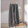 2025 Пуюань Осень/Зима Шелк Кашемир Женские Широкие Брюки с Двойными Карманами