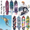 Complete 22Inch Mini Cruiser Retro Skateboards for Beginners Adult Teens Kids