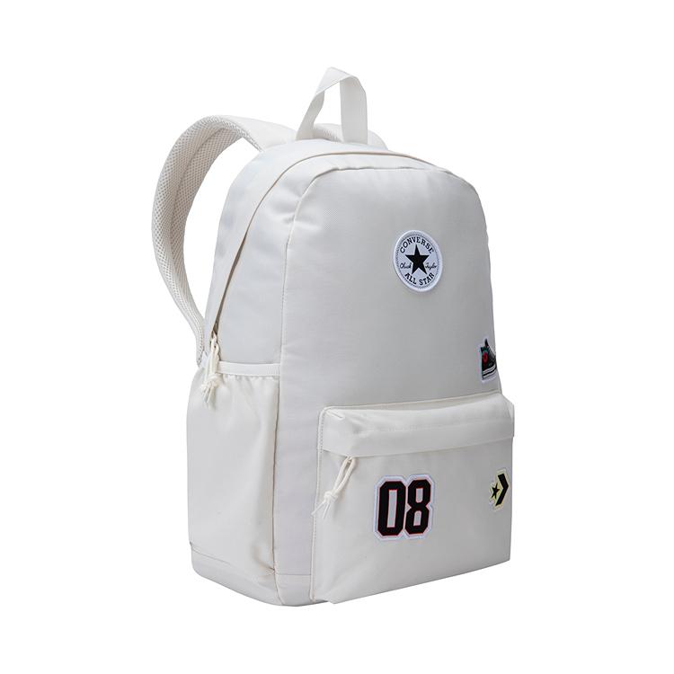 New Converse Polyester Backpack Classical Style White CV2513024PS-003