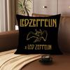 1 шт. Подушка с принтом L-Led Z-Zeppelin Модная квадратная наволочка Декор спальни, гостиной, дивана Стиль Ins Отдых