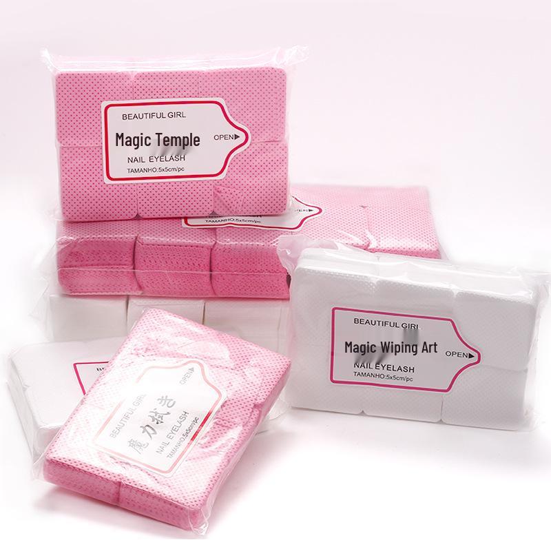 Безворсовые ватные диски Nail Magic для очистки ресниц и клея